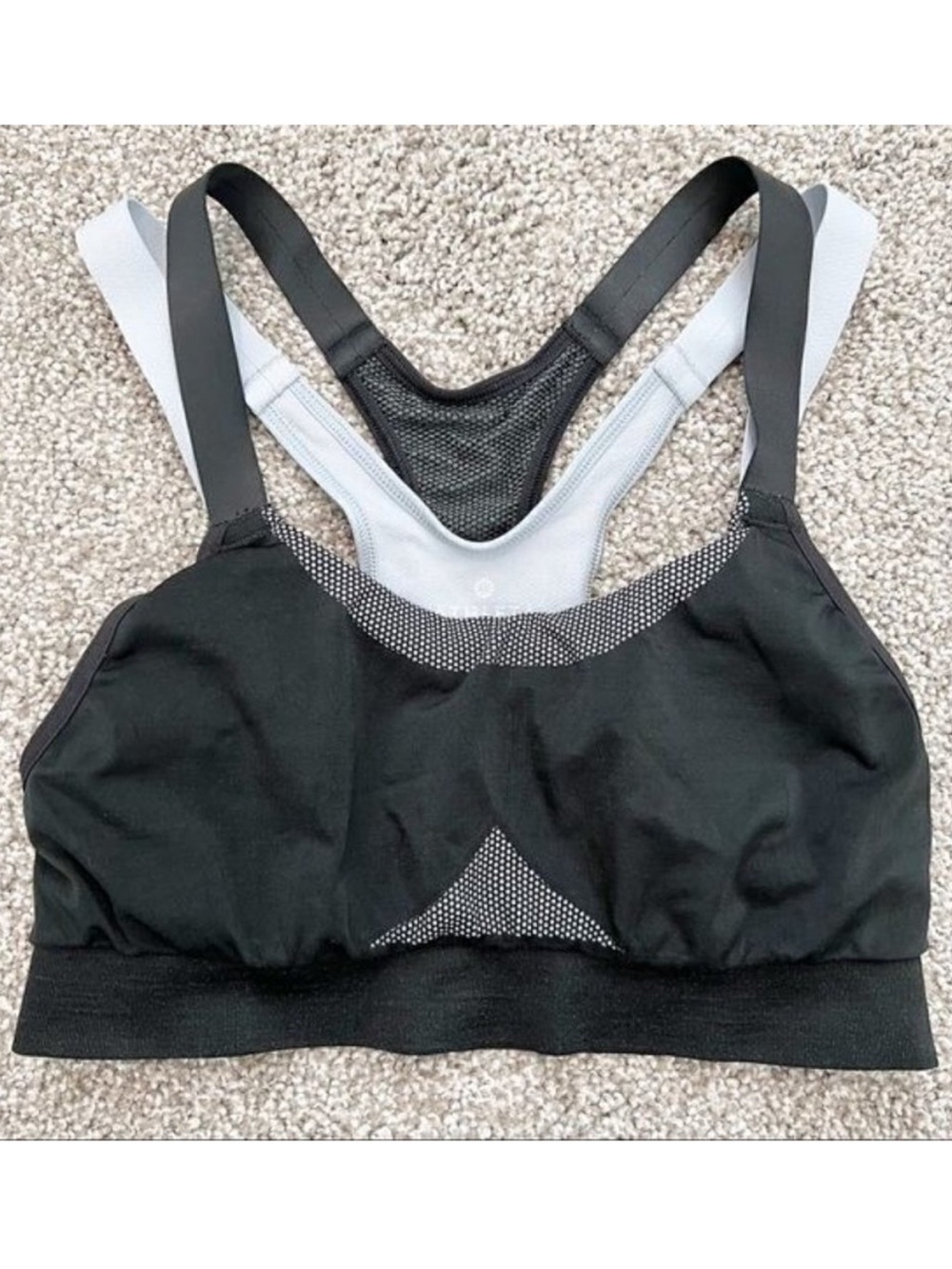 Athleta Seamless Layered Double Under Sports Bra Workout Activewear Gym Small